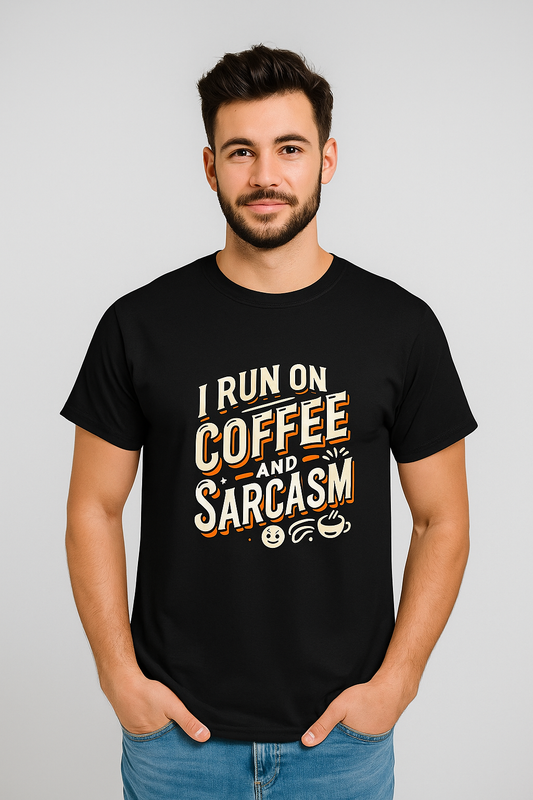 Sarcasm & Coffee Unisex Classic Crew T-Shirt
