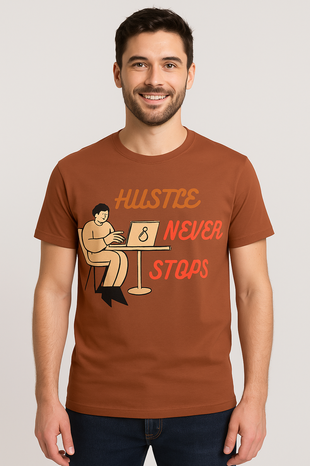 Workaholic's men Classic Crew T-Shirt