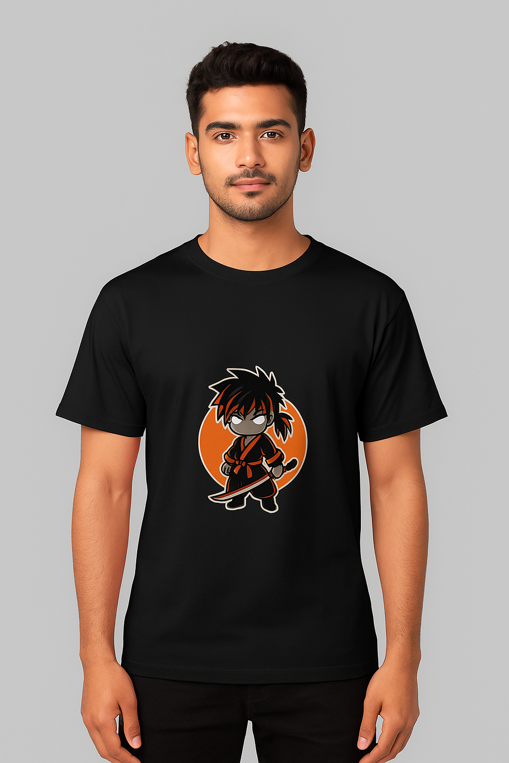 Ninja Swords Man Unisex Classic Crew T-Shirt