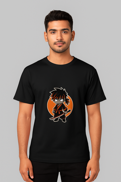 Ninja Swords Man Unisex Classic Crew T-Shirt